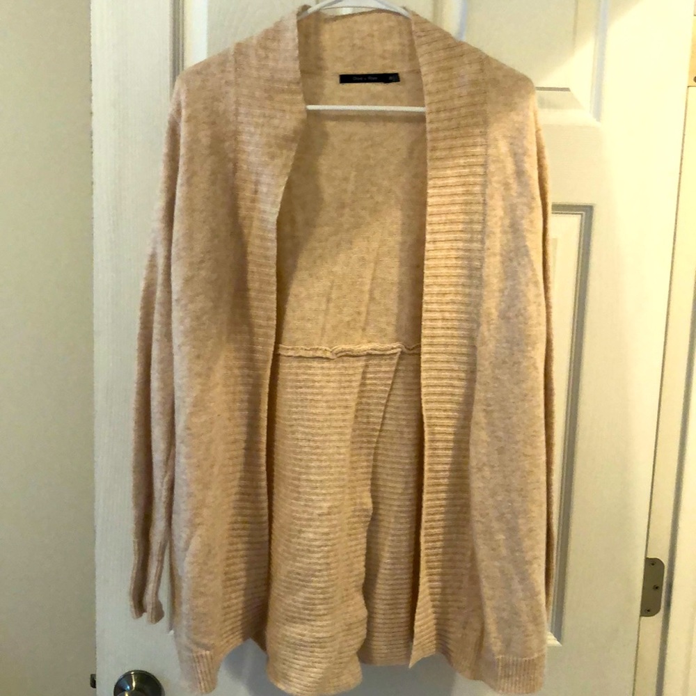 Beige lightweight poncho/sweater